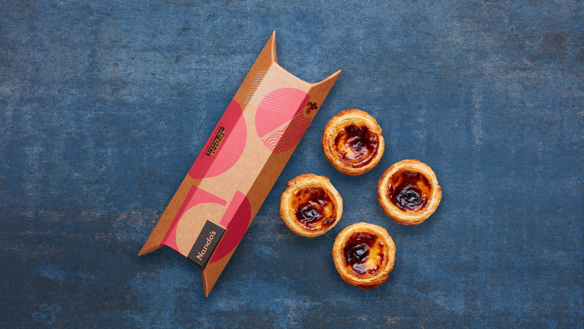 Pack of four Nando's pastel de natas